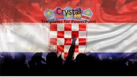  Presentation with dallas cowboys football - Amazing presentation design having croatian flag - victory for croatia football fans backdrop and a red colored foreground