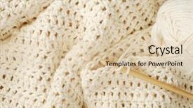  Presentation with cotton - Beautiful slides featuring crochet stitches using a bamboo backdrop and a lemonade colored foreground