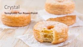  Presentation with fusion - Slides enhanced with cronuts-delicious-fusion-of-croissant background and a lemonade colored foreground