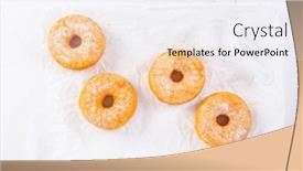  Presentation with fusion - Theme featuring cronuts-delicious-fusion-of-croissant background and a white colored foreground