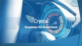  Presentation with microwave imaging image of modern - Cool new presentation design with crop circles 3d - composite image of digital image backdrop and a teal colored foreground