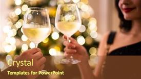  Presentation with crop - PPT theme featuring crop-close-up-of-man background and a tawny brown colored foreground