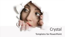  Presentation with eastern - PPT layouts with crop damage - young middle eastern woman looking background and a  colored foreground