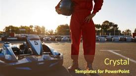  Presentation with hands holding - Slides with cropped-closeup-shot-of-go and a tawny brown colored foreground