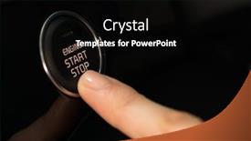  Presentation with finger - Beautiful slide set featuring cropped-finger-pressing-start-button backdrop and a black colored foreground