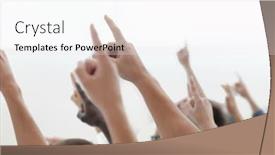  Presentation with youth group - PPT layouts enhanced with cropped-image-of-a-youth background and a white colored foreground