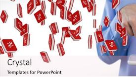  Presentation with digital india - PPT theme featuring cropped image of businessman using background and a  colored foreground