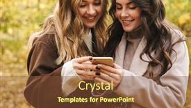  Presentation with coats - Presentation having cropped-image-of-two-cheerful background and a tawny brown colored foreground