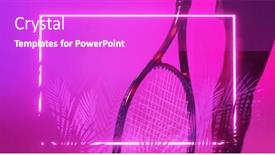  Presentation with nature purple - Presentation theme featuring cropped-leg-of-african-american background and a purple colored foreground