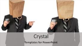  Presentation with stripe - Cool new PPT theme with  backdrop and a  colored foreground