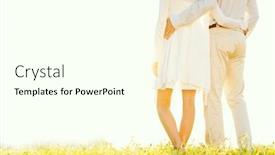  Presentation with standing strong - Beautiful slide set featuring cropped-photo-of-a-couple backdrop and a white colored foreground