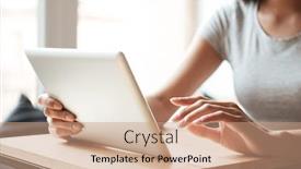  Presentation with coworking - Slide deck enhanced with cropped-photo-of-young-caucasian background and a coral colored foreground