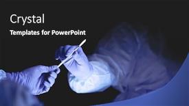  Presentation with surgery - Audience pleasing slide deck consisting of cropped-picture-of-scalpel-taken backdrop and a black colored foreground