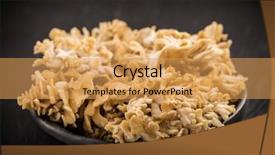  Presentation with hen - Amazing presentation having crops mushrooms - maitake - hen backdrop and a yellow colored foreground