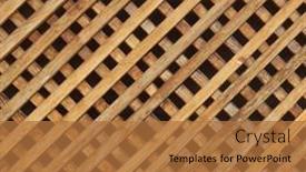  Presentation with beds - Slide deck consisting of cross-brown-wooden-boards-beds background and a red colored foreground