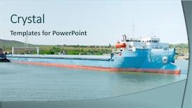  Presentation with microwave imaging image of modern - Cool new slides with cross docking - image of ferry boat backdrop and a  colored foreground