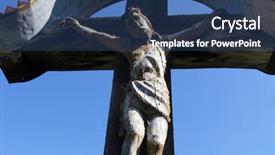  Presentation with croatia - Amazing presentation theme having cross inri - zagorje croatia - september 24 backdrop and a ocean colored foreground