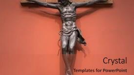  Presentation with jesus cross - Cool new presentation theme with cross of jesus christ backdrop and a  colored foreground