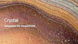  Presentation with pattern - Presentation design consisting of cross section - grain pattern on a sedimentary background and a tawny brown colored foreground