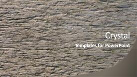  Presentation with stone cross - Cool new PPT theme with cross section of slate stone backdrop and a  colored foreground