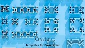  Presentation with aluminium - Presentation theme with cross-sections-of-extruded-aluminium background and a light blue colored foreground