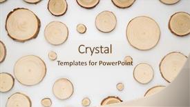  Presentation with tree rings - PPT theme enhanced with tree cross-sections with annual background and a  colored foreground