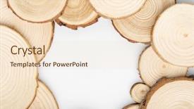  Presentation with tree rings - Audience pleasing slide deck consisting of tree cross-sections with annual backdrop and a lemonade colored foreground