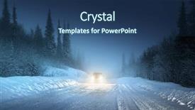  Presentation with russian forest - Amazing PPT layouts having business woman with hand luggage backdrop and a light gray colored foreground