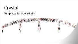  Presentation with people seniors diversity - Amazing PPT layouts having crossover - standing together people diversity backdrop and a  colored foreground