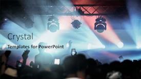  Presentation with music festival - 