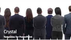  Presentation with group - Presentation with crowds collection - back view group of business background and a dark gray colored foreground