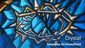  Presentation with thorns - Audience pleasing slides consisting of crown-of-thorns backdrop and a ocean colored foreground