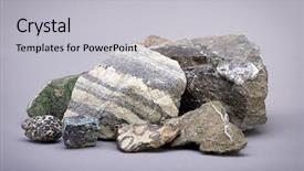  Presentation with copper mine - Amazing slides having crs - variety of mine ores including backdrop and a light gray colored foreground