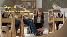  Presentation with floor - Slides featuring cruel-schoolkids-laughing background and a violet colored foreground