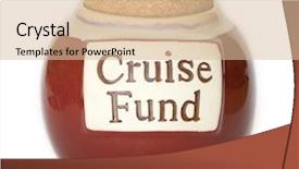  Presentation with piggy bank is evil - Cool new theme with cruise incentive - priority savings piggy bank backdrop and a  colored foreground