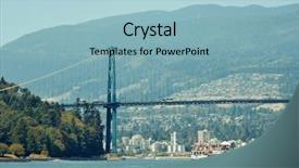  Presentation with lions - Slide deck enhanced with cruise ship and lions gate background and a light blue colored foreground