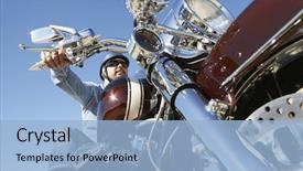  Presentation with clear - Beautiful theme featuring cruiser - low angle view backdrop and a light blue colored foreground