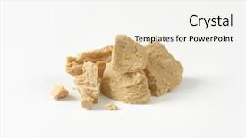  Presentation with bacteria yeast - Audience pleasing theme consisting of crumbled fresh yeast backdrop and a  colored foreground