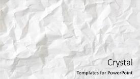  Presentation with cream gold texture paper - Audience pleasing theme consisting of crumbled paper backdrop and a white colored foreground