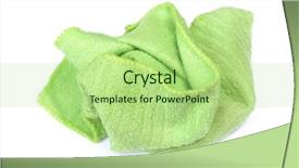  Presentation with white green - Amazing presentation having crumpled green rag isolated backdrop and a mint green colored foreground