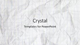  Presentation with paper - PPT layouts with crumpled paper great for textures background and a white colored foreground