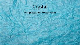  Presentation with texture - Cool new presentation theme with crumpled paper texture blue wrapping backdrop and a light blue colored foreground