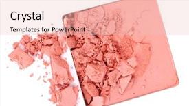  Presentation with molecular biology white - Amazing presentation theme having crushed eyeshadow isolated on white backdrop and a lemonade colored foreground