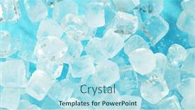  Presentation with explosion - Audience pleasing theme consisting of crushed-ice-explosion-on-black backdrop and a light blue colored foreground