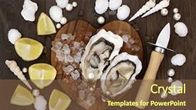  Presentation with heart valve - Audience pleasing slide set consisting of crushed ice on a heart backdrop and a tawny brown colored foreground