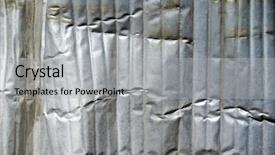  Presentation with steel construction - Presentation theme featuring crushed iron background background and a light gray colored foreground