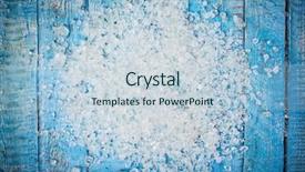  Presentation with ice blue - Beautiful slides featuring crushing - crushed ice cubes on vintage backdrop and a lemonade colored foreground