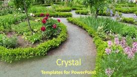  Presentation with old fashioned - Audience pleasing presentation theme consisting of crushing - landscape design crushed stone paths backdrop and a tawny brown colored foreground