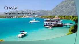  Presentation with cape town south africa - Theme having crusie - knysna western cape south africa background and a light blue colored foreground