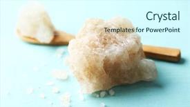  Presentation with coast - Amazing presentation theme having crust of sea salt backdrop and a cool aqua colored foreground